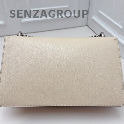 Gucci Dionysus Medium White Chain Shoulder Bag - Classic Women's Design