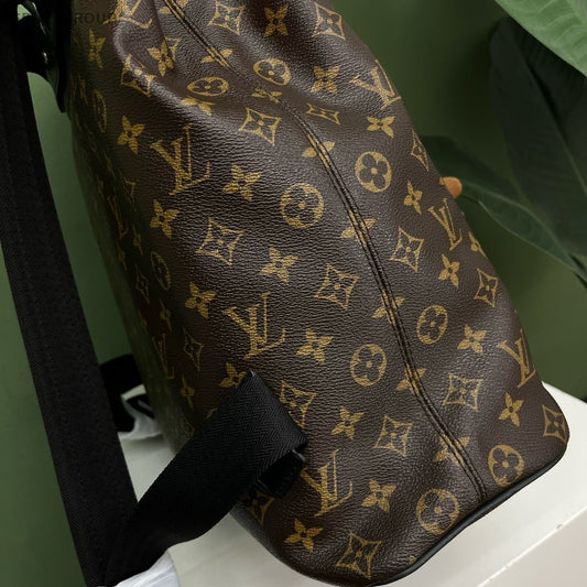 Louis Vuitton Palk Monogram Backpack Brown Silver Unisex Adults Classic