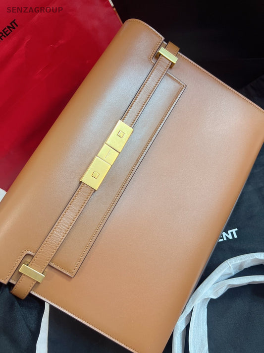 YSL Saint Laurent Manhattan caramel Shoulder bag Crossbody Almost Brand NEW