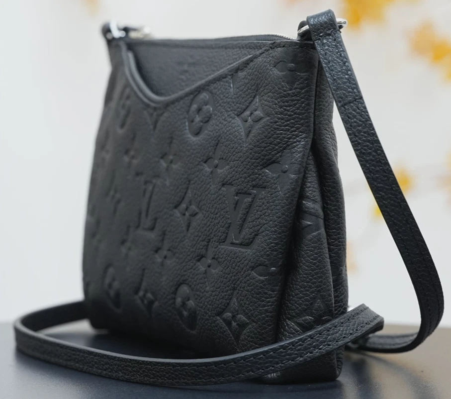 Louis Vuitton Monogram Pallas Clutch Black Empreinte Shoulder Bag Crossbody - Pre-Owned