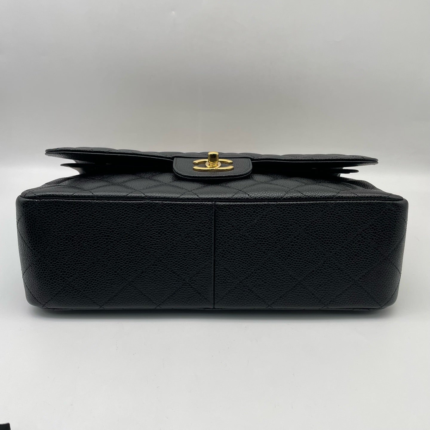 Chanel Classic Jumbo Double Flap Bag Black Caviar GHW (24-Series)