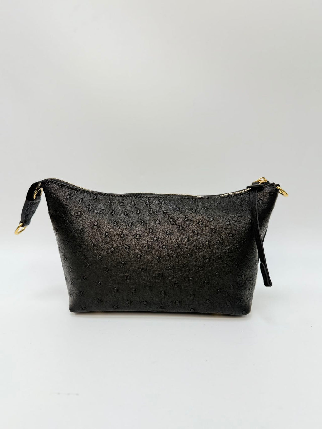 Original Design | High-End Handcrafted Custom Bag-Sail Boat (black Ostrich Leather) - Pre-Owned