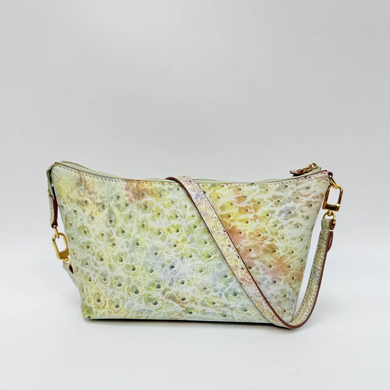 Original Design | High-End Handcrafted Custom Bag-Sail Boat (Colored Ostrich Leather) - Pre-Owned