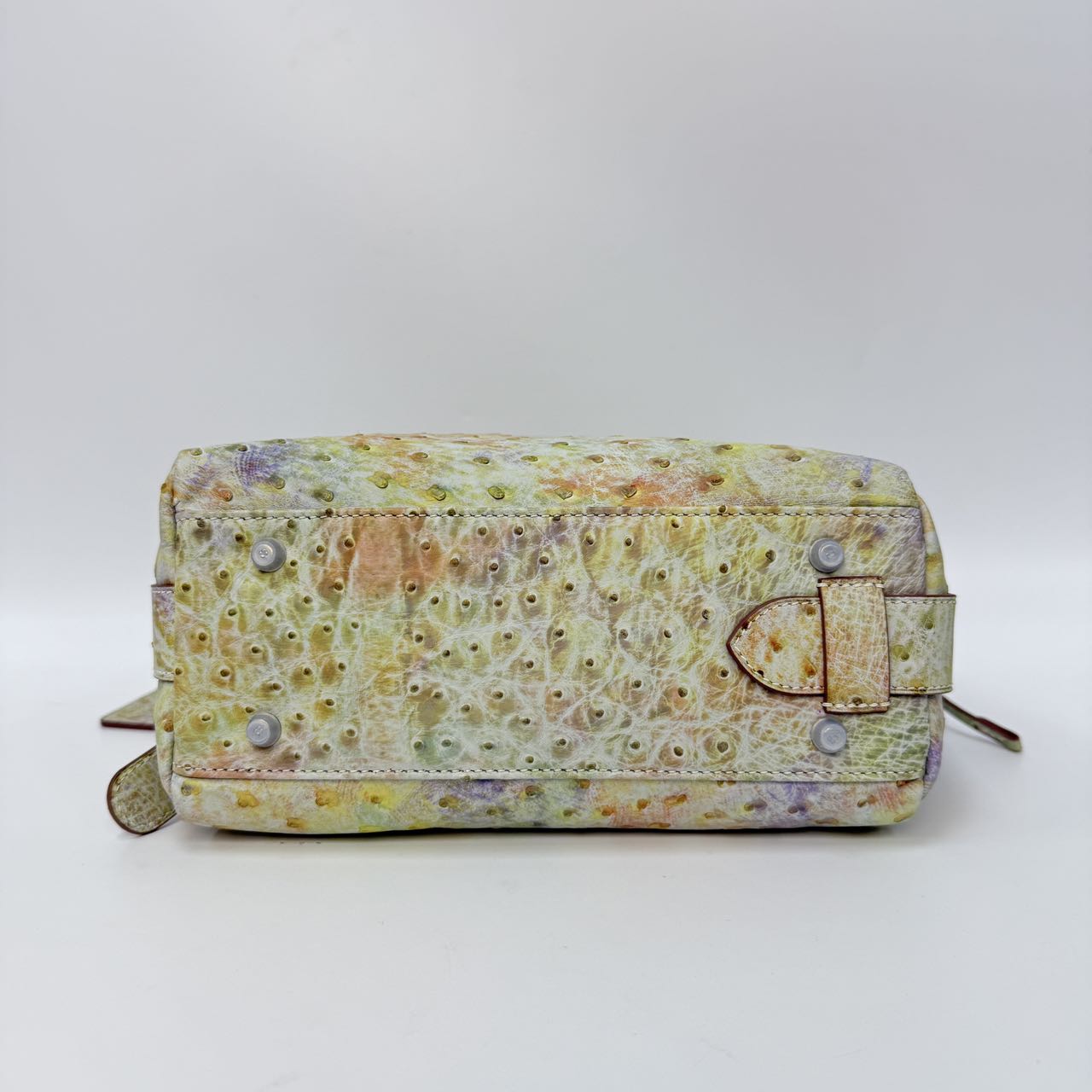 Original Design | High-End Handcrafted Custom Bag-BUBU HOBO(Colored Ostrich Leather)