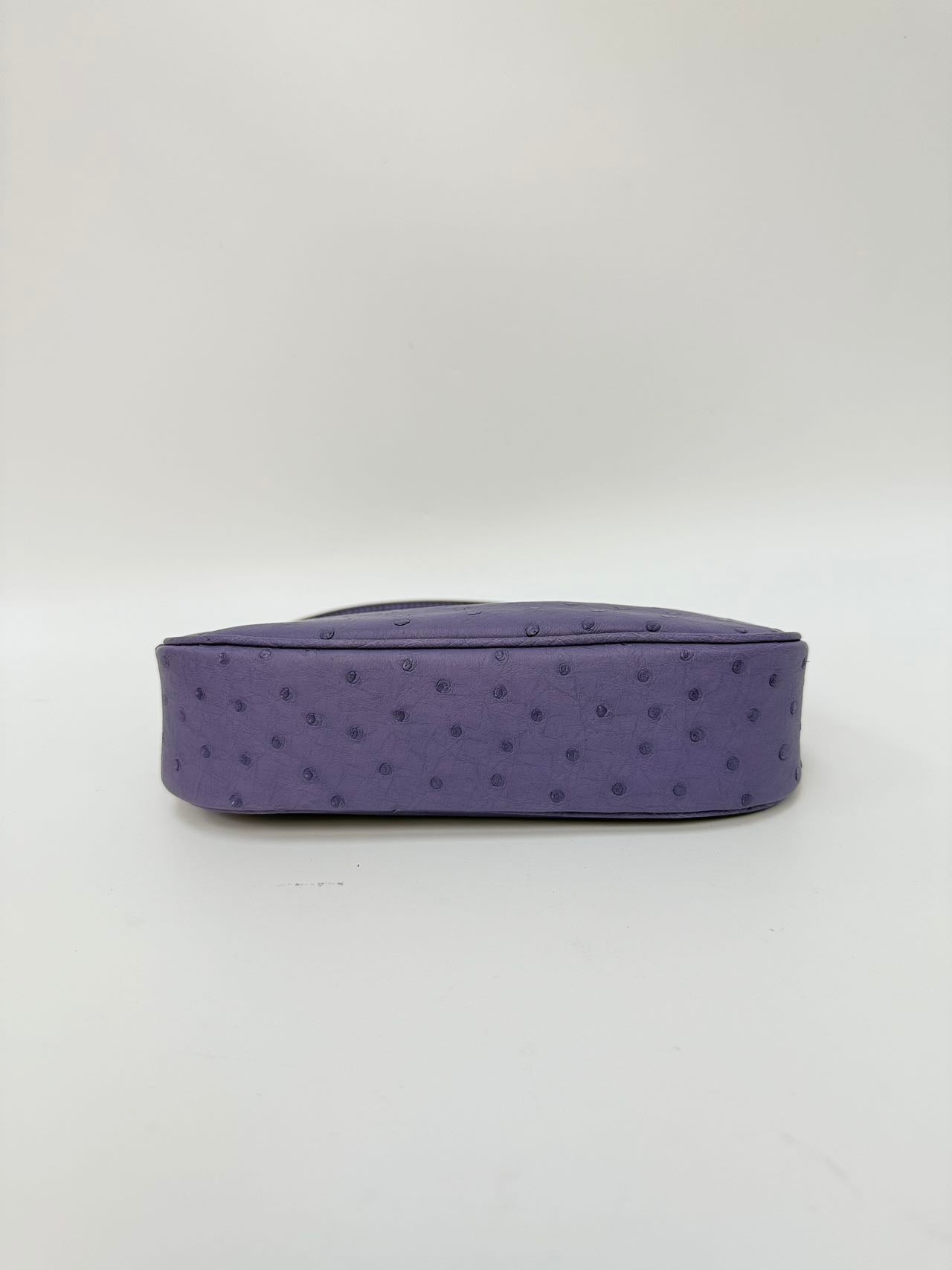 Original Design | High-End Handcrafted Custom Bag-Felicia(Purple Ostrich Leather) - Pre-Owned