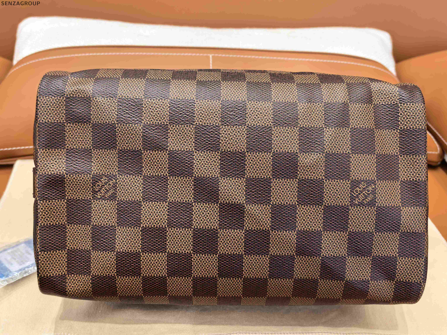 Louis Vuitton Speedy 25 Damier Ebene Shoulder Bag Women Classic