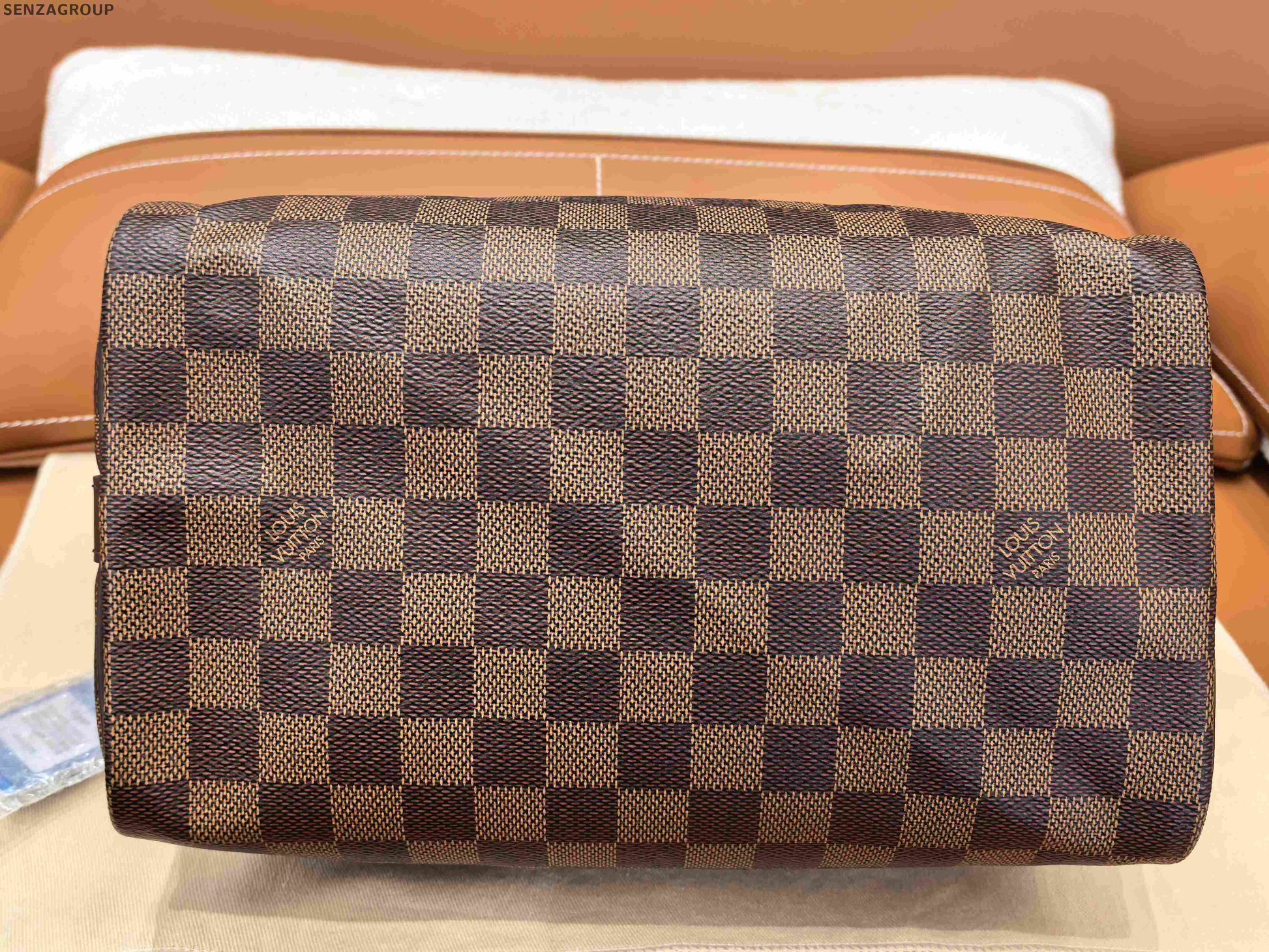 Louis Vuitton Speedy 25 Damier Ebene Shoulder Bag Women Classic