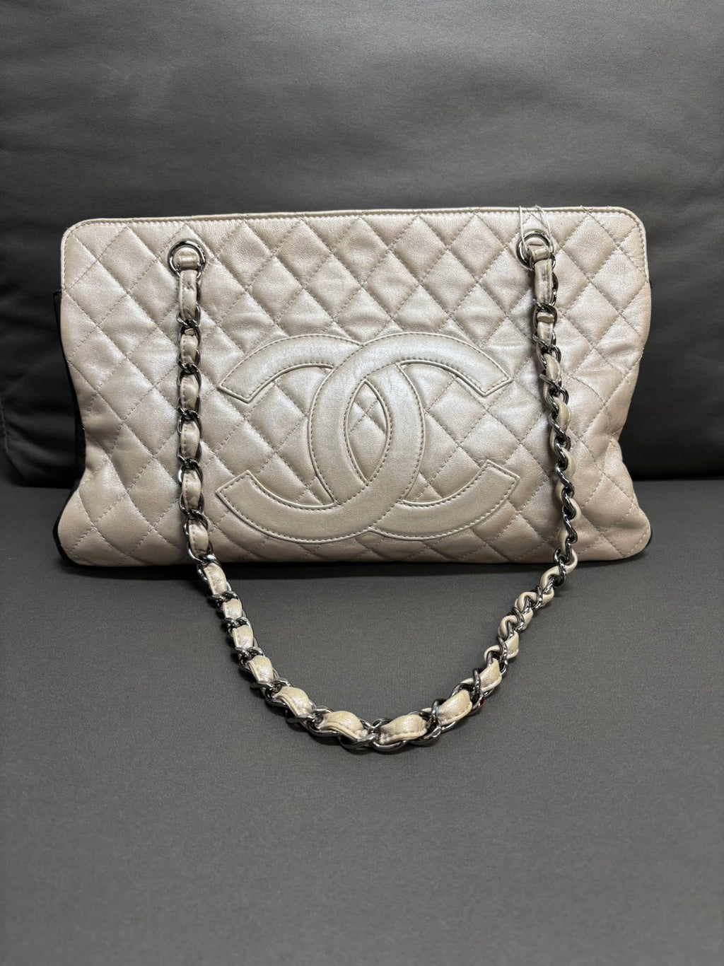 Chanel Classic Flap Shoulder Bag - Light Color, Pre-Owned