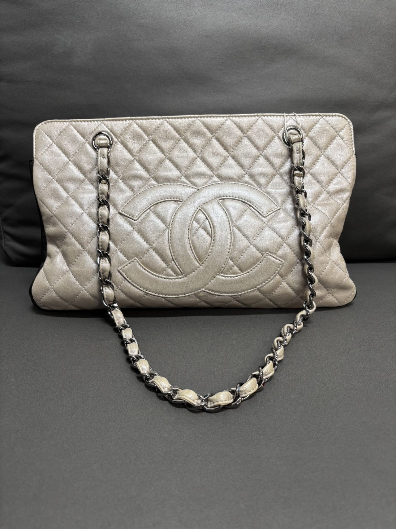 Chanel Classic Flap Shoulder Bag - Light Color, Pre-Owned