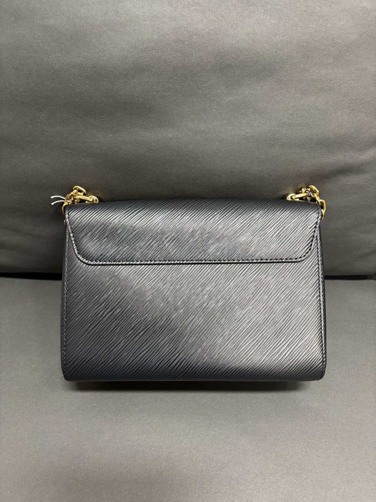 Louis Vuitton Twist Bag in Black with Floral Embellishments - Pre-Owned