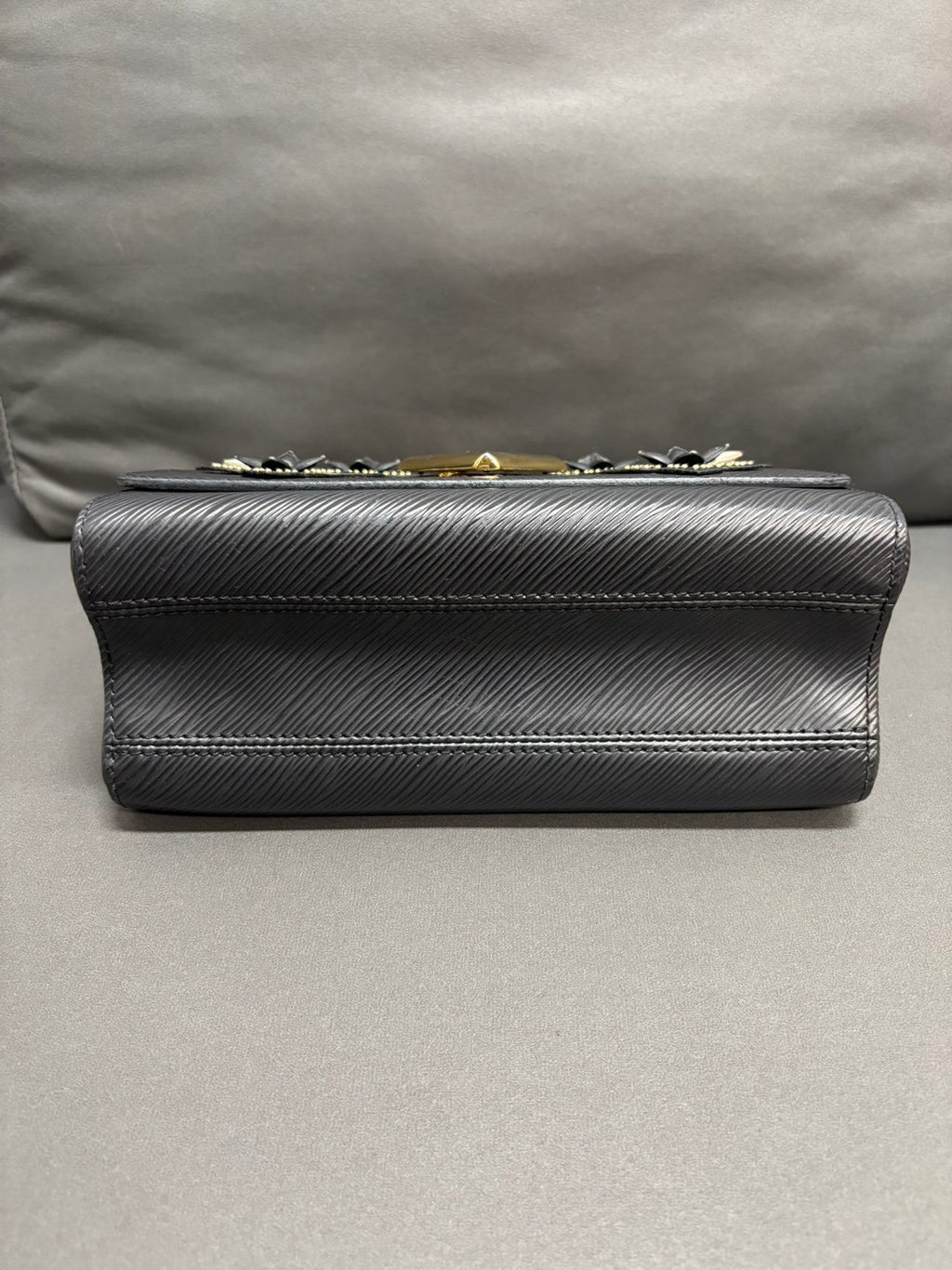 Louis Vuitton Twist Bag in Black with Floral Embellishments - Pre-Owned