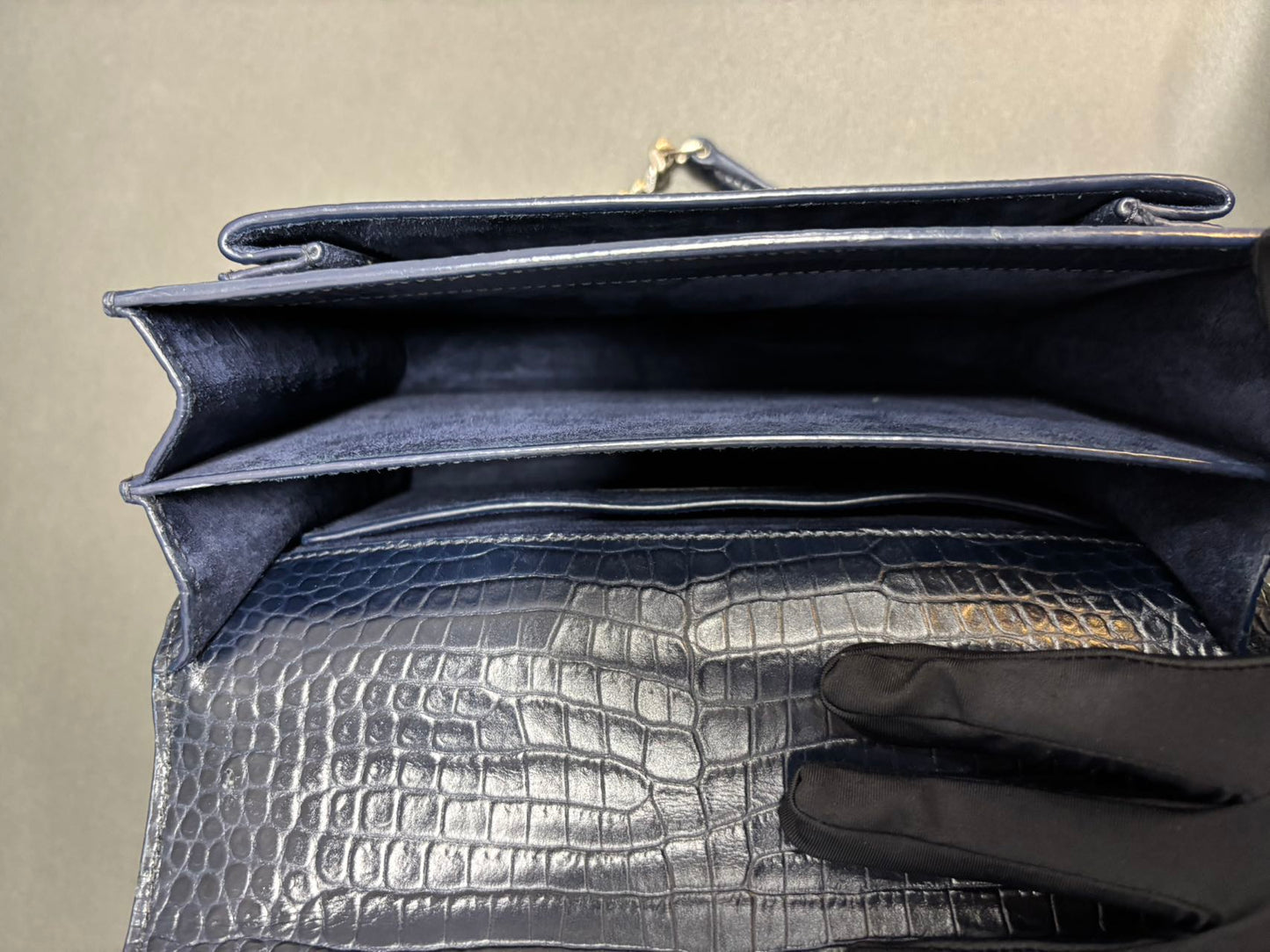 Saint Laurent LouLou Bag in Navy Blue