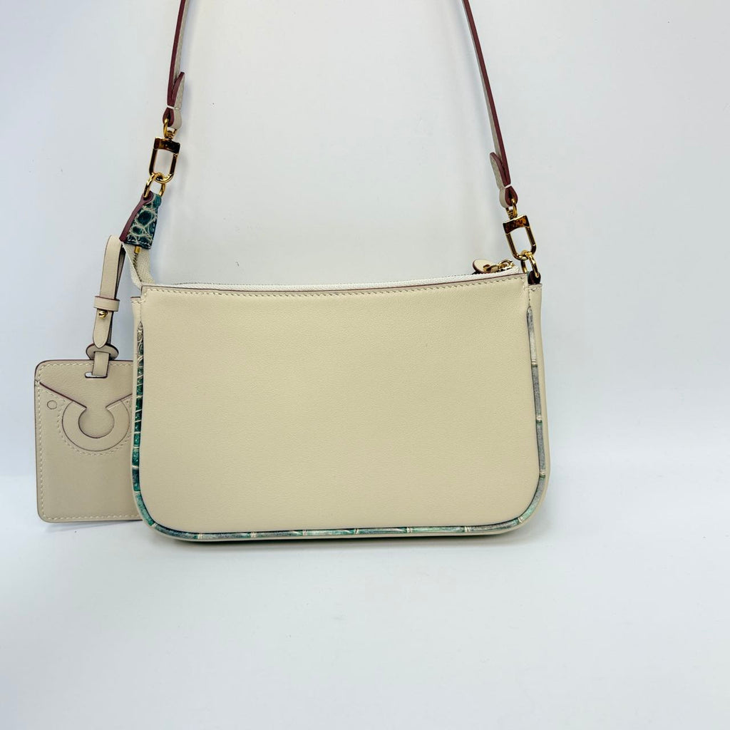 Original Design | High-End Handcrafted Custom Bag-Felicia(Crocodile Leather) - Pre-Owned