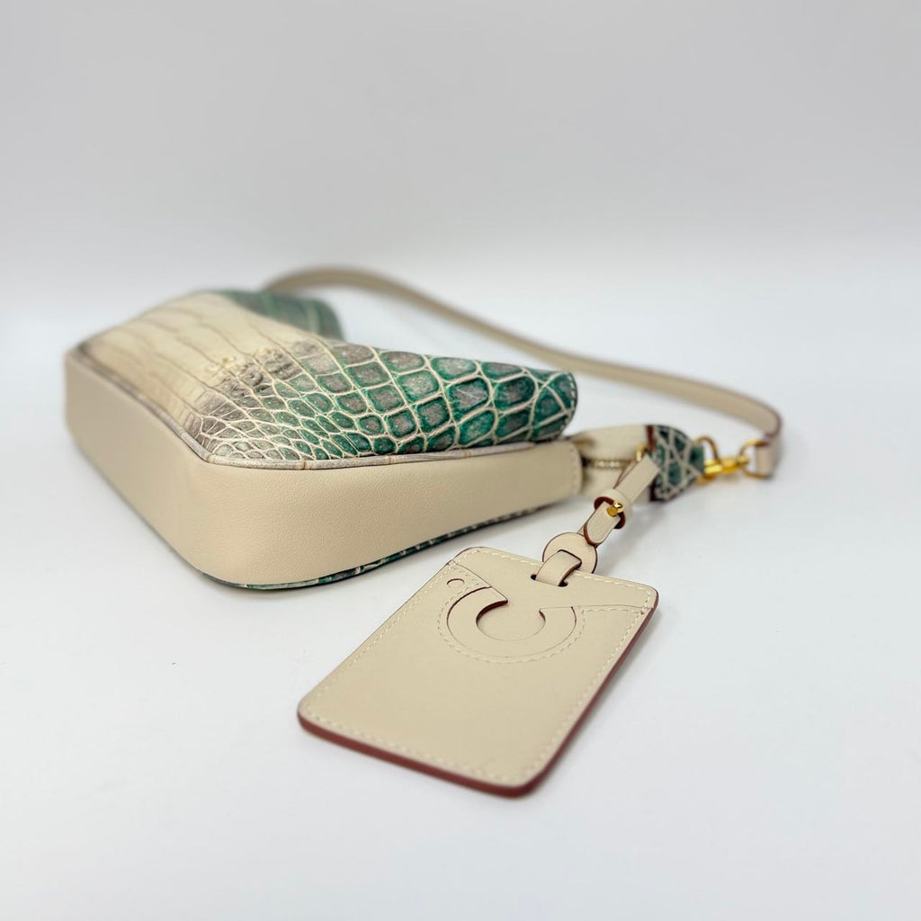Original Design | High-End Handcrafted Custom Bag-Felicia(Crocodile Leather) - Pre-Owned