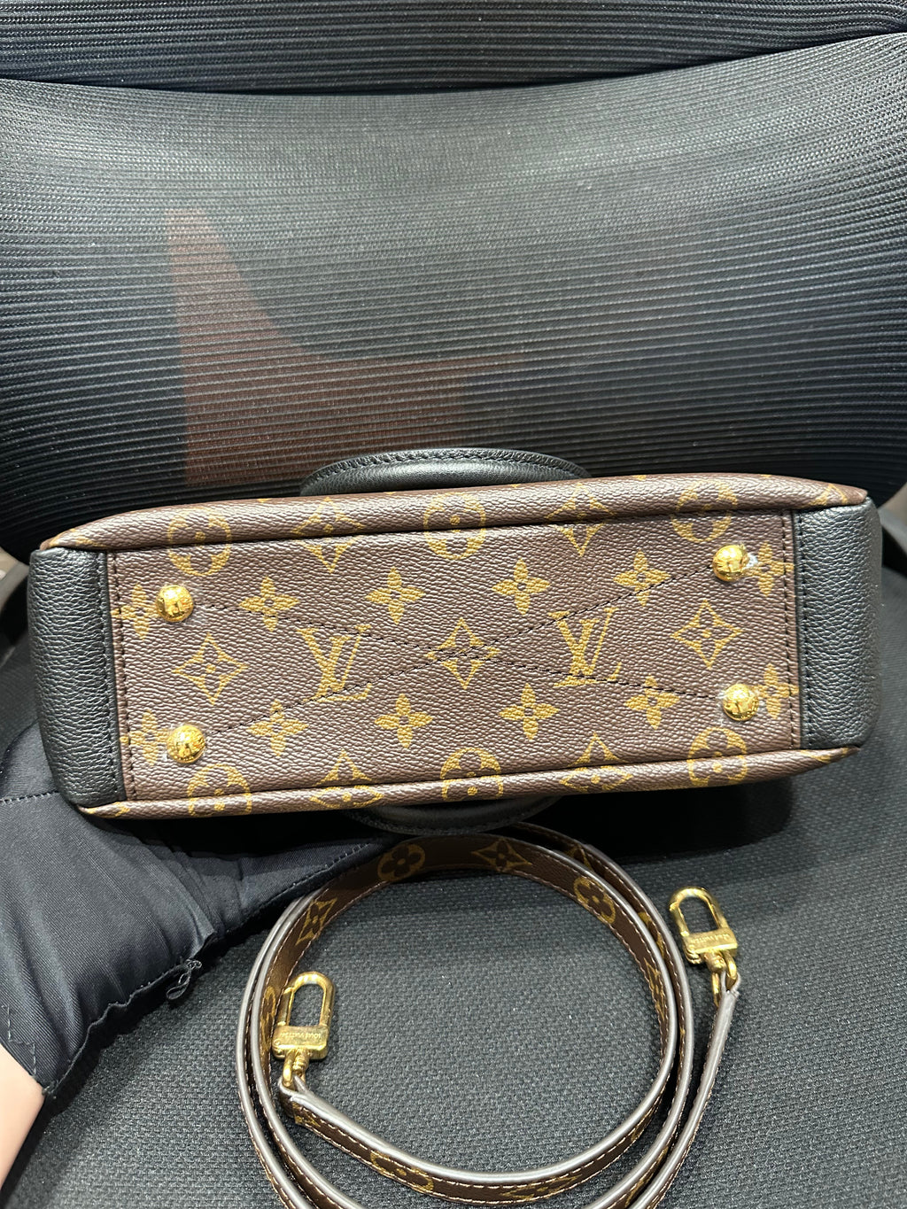 Louis Vuitton Pallas Tote Monogram Canvas with Leather BB - Pre-Owned