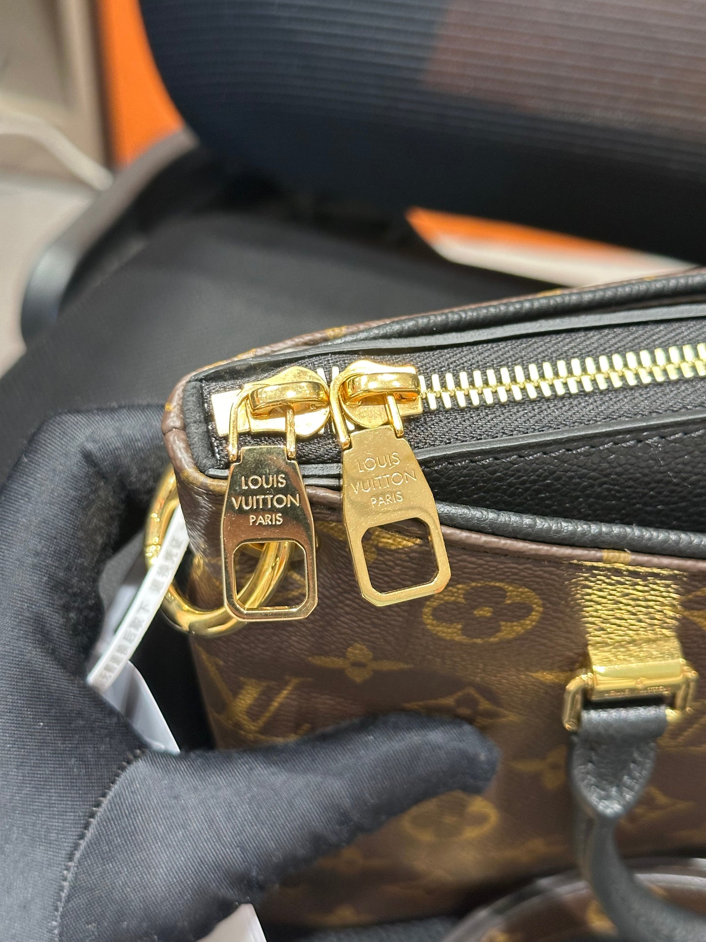 Louis Vuitton Pallas Tote Monogram Canvas with Leather BB