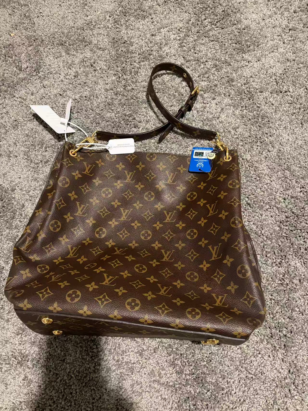 LOUIS VUITTON Metis Hobo Monogram Canvas Shoulder Bag Brown - Pre-Owned