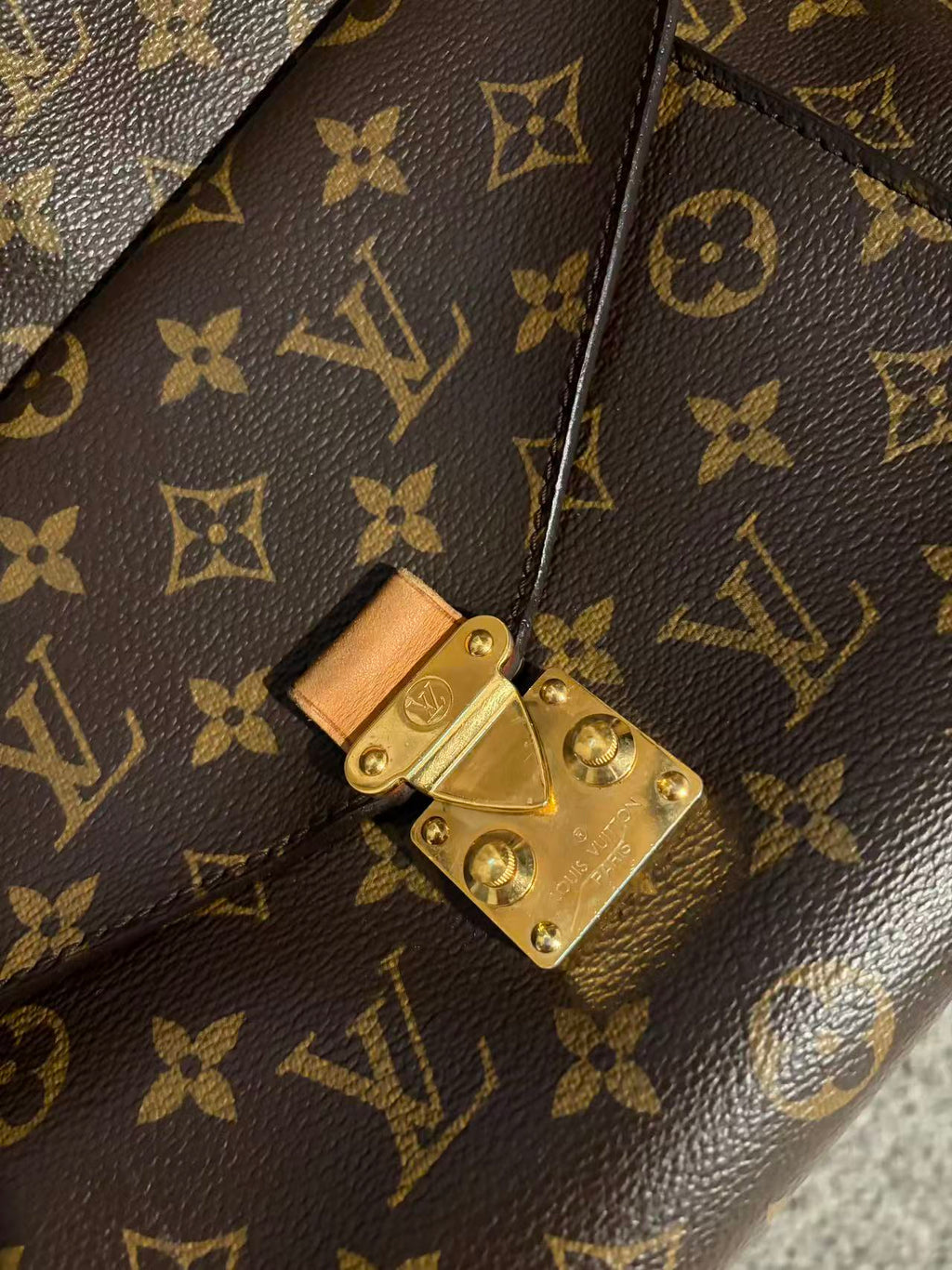 LOUIS VUITTON Metis Hobo Monogram Canvas Shoulder Bag Brown - Pre-Owned
