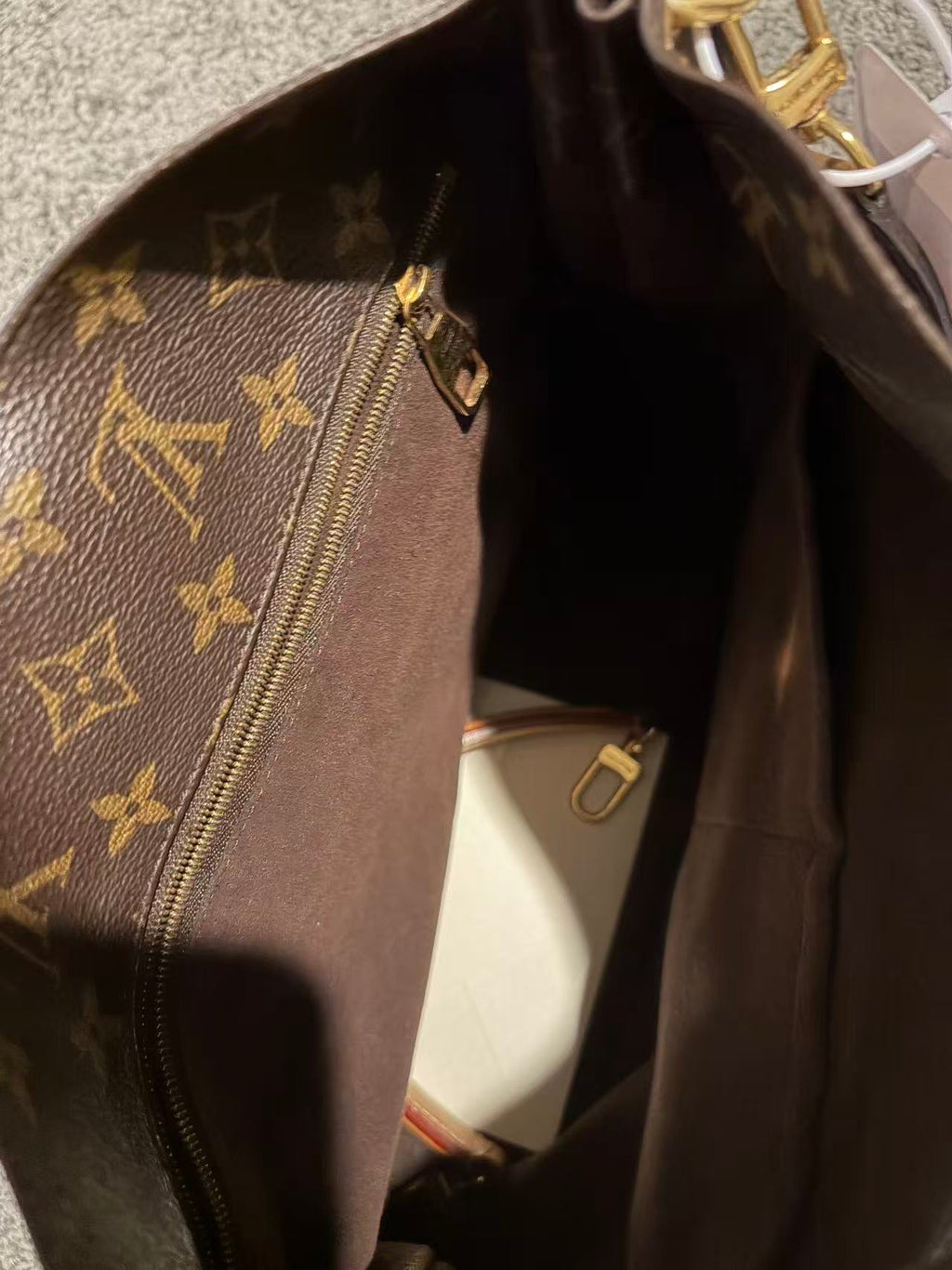 LOUIS VUITTON Metis Hobo Monogram Canvas Shoulder Bag Brown - Pre-Owned
