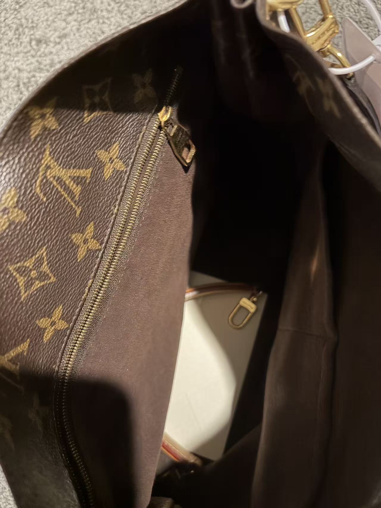 LOUIS VUITTON Metis Hobo Monogram Canvas Shoulder Bag Brown - Pre-Owned