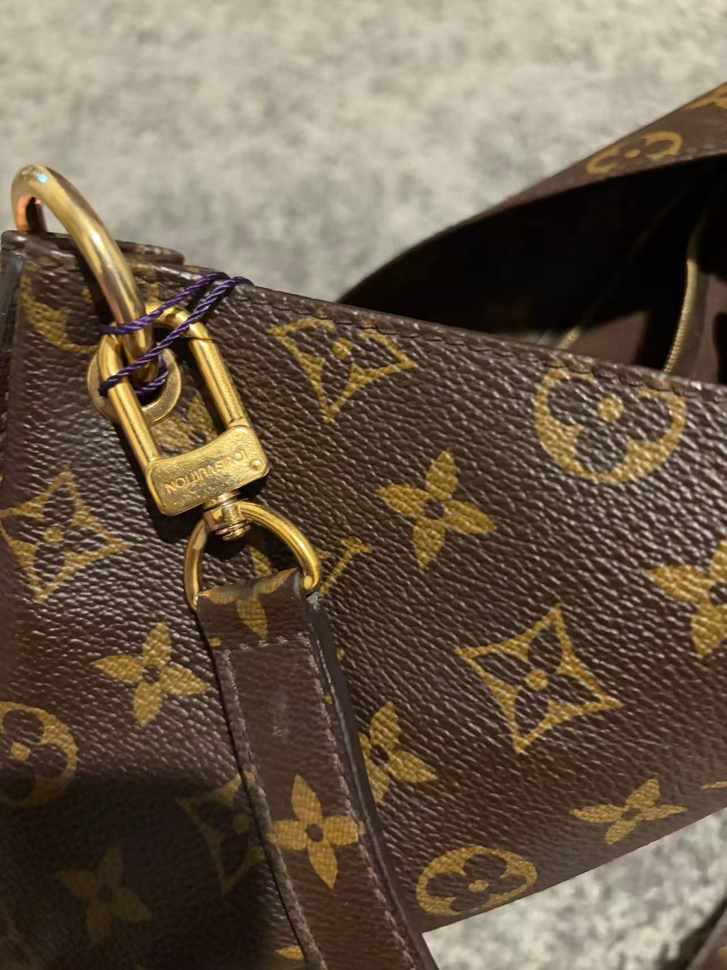 LOUIS VUITTON Metis Hobo Monogram Canvas Shoulder Bag Brown - Pre-Owned