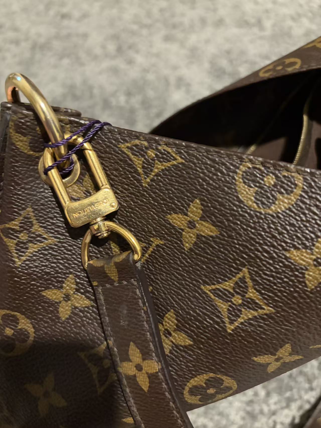LOUIS VUITTON Metis Hobo Monogram Canvas Shoulder Bag Brown - Pre-Owned