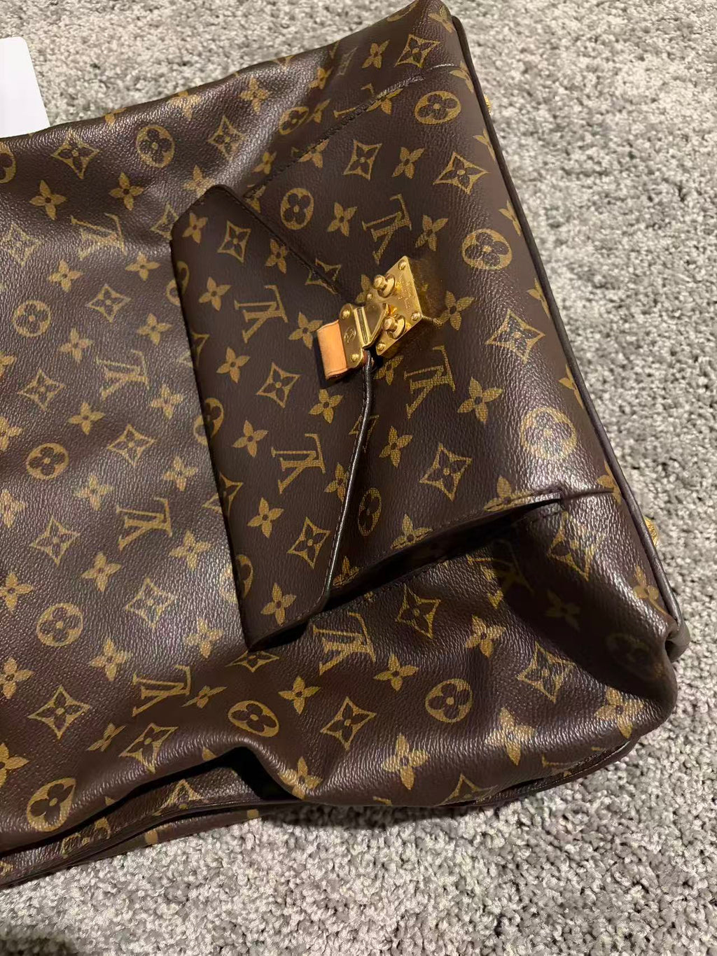 LOUIS VUITTON Metis Hobo Monogram Canvas Shoulder Bag Brown - Pre-Owned