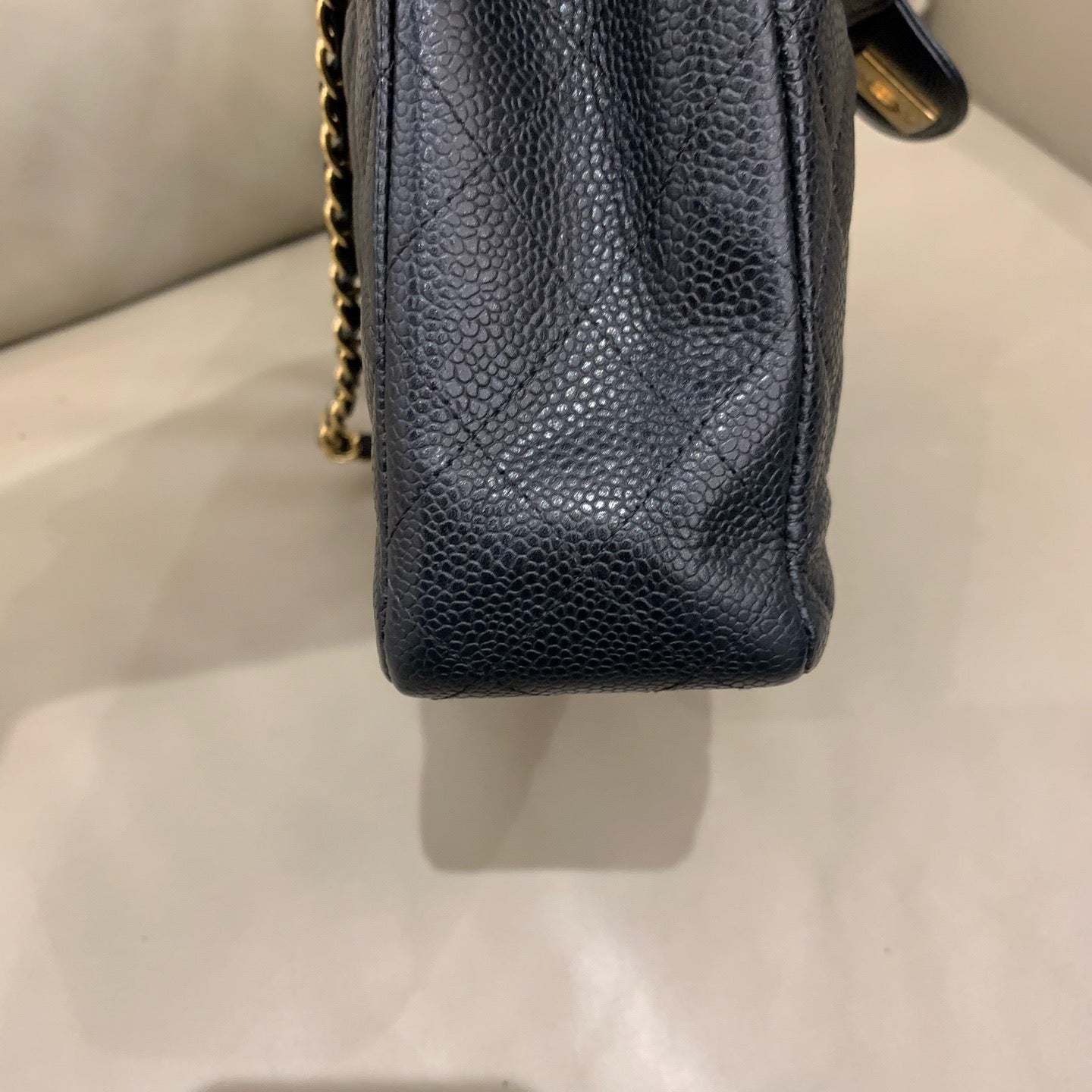 Chanel Classic Medium Double Flap - Black Caviar Leather with Gold Hardware