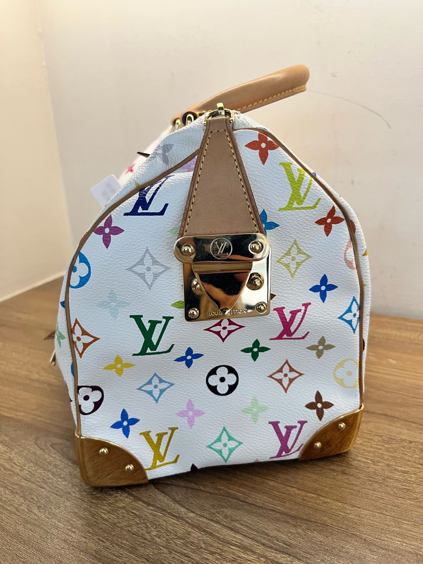 Louis Vuitton x Takashi Murakami Monogram Multicolore Speedy 30 (White)