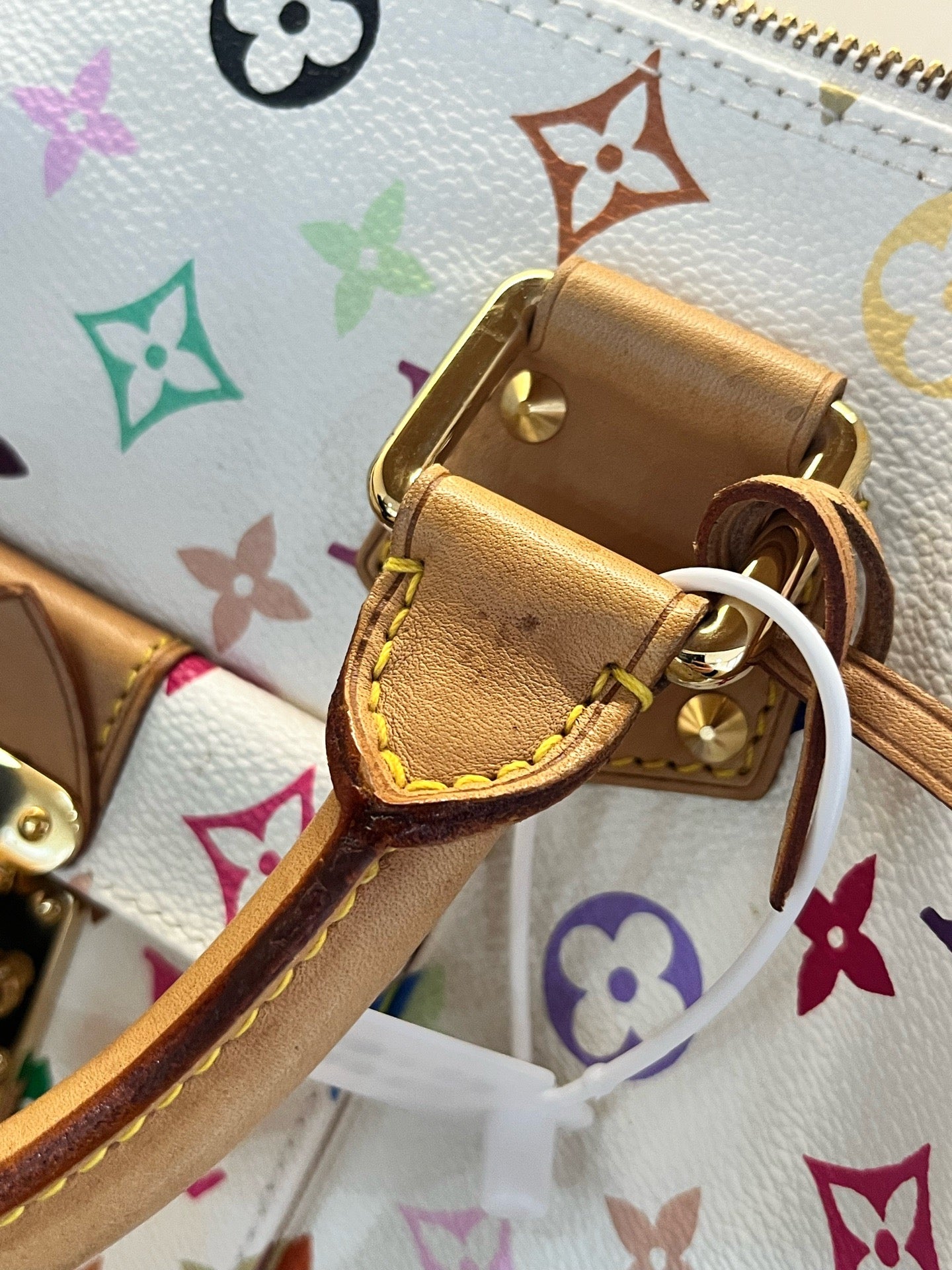 Louis Vuitton x Takashi Murakami Monogram Multicolore Speedy 30 (White)