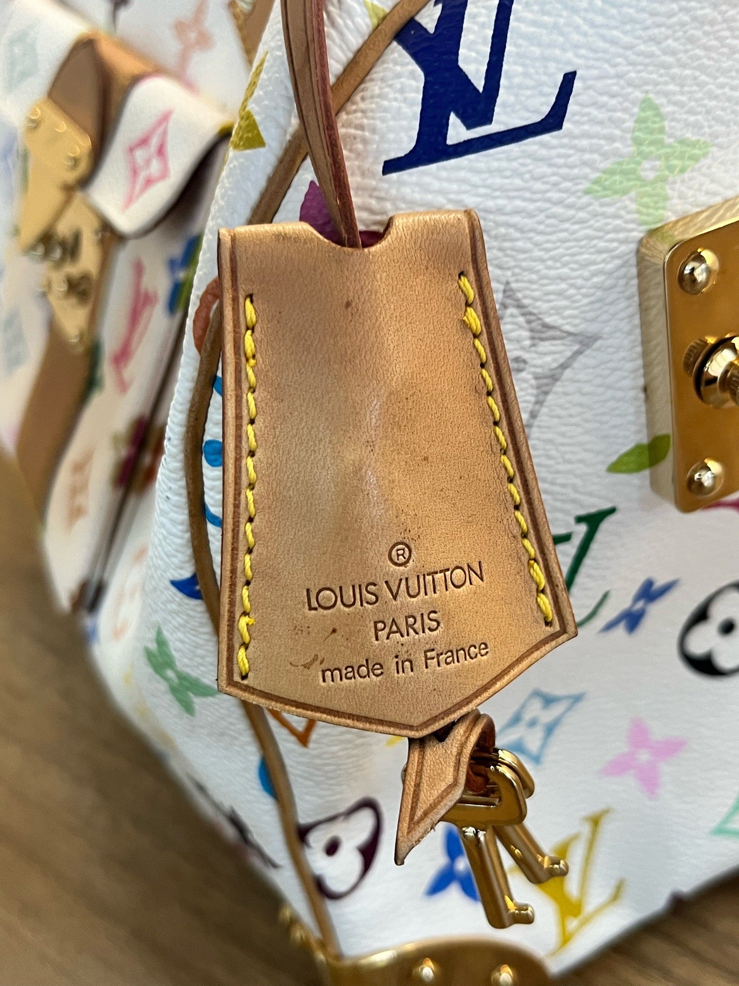 Louis Vuitton x Takashi Murakami Monogram Multicolore Speedy 30 (White)