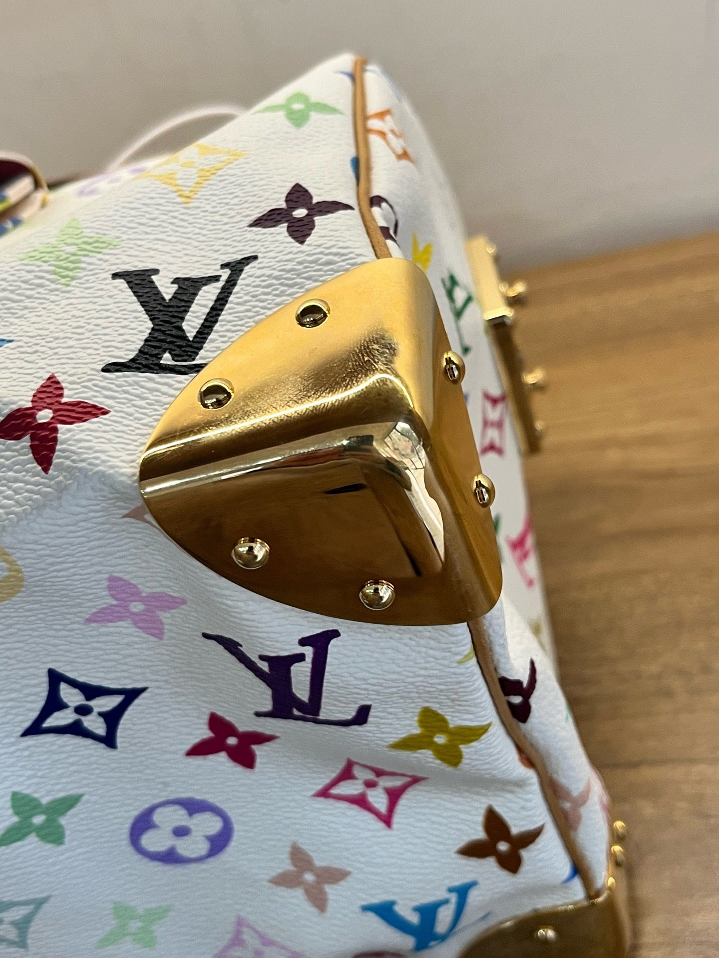 Louis Vuitton x Takashi Murakami Monogram Multicolore Speedy 30 (White)