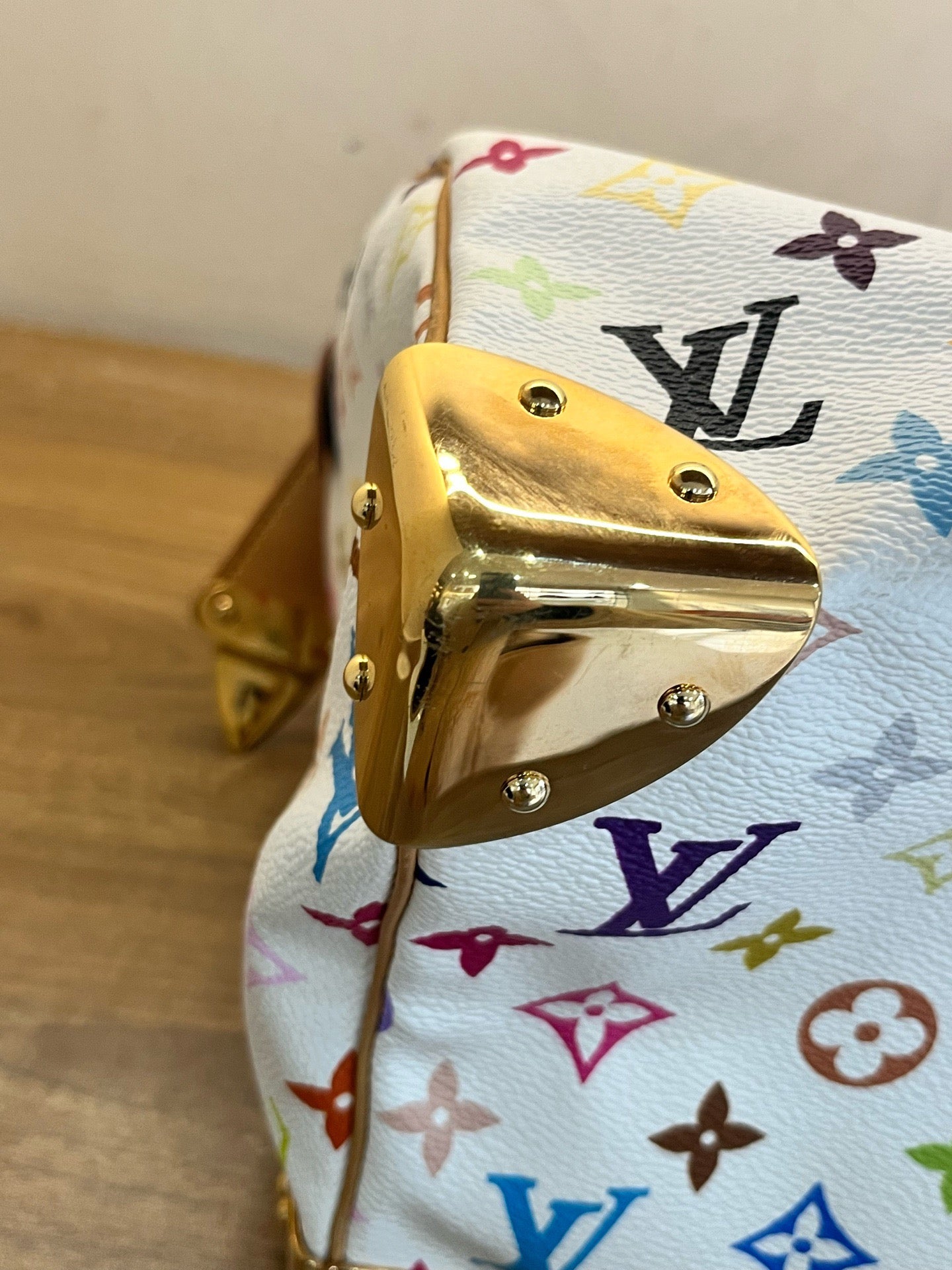 Louis Vuitton x Takashi Murakami Monogram Multicolore Speedy 30 (White)