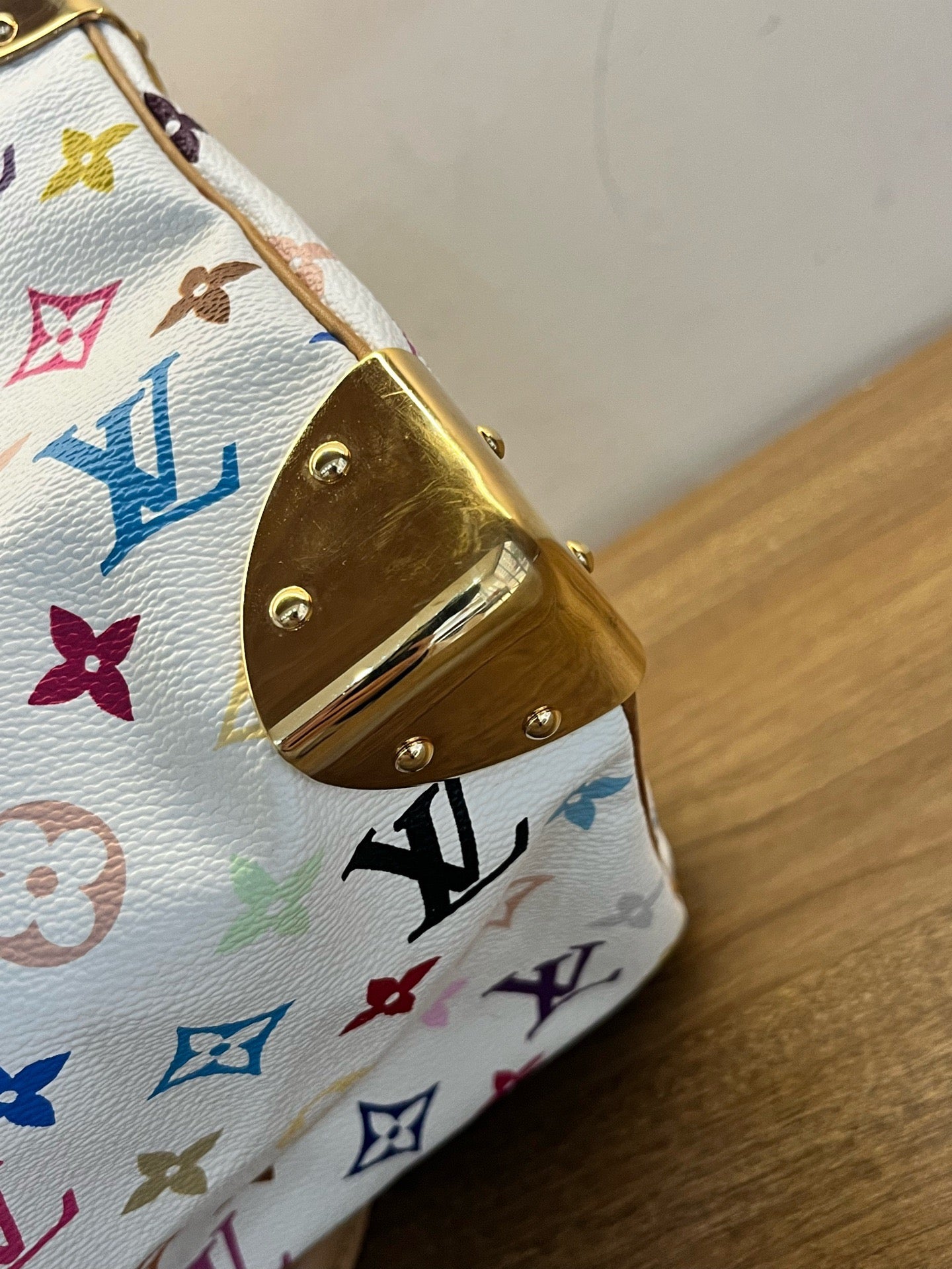 Louis Vuitton x Takashi Murakami Monogram Multicolore Speedy 30 (White)
