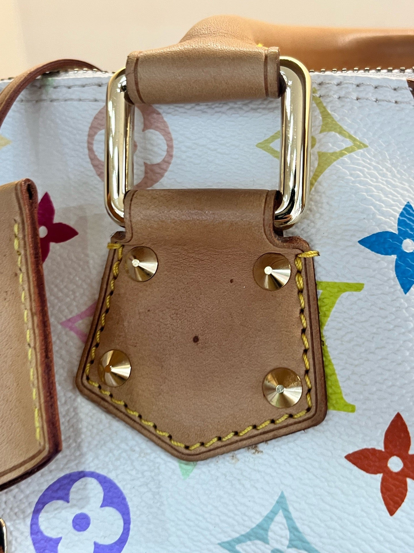 Louis Vuitton x Takashi Murakami Monogram Multicolore Speedy 30 (White)
