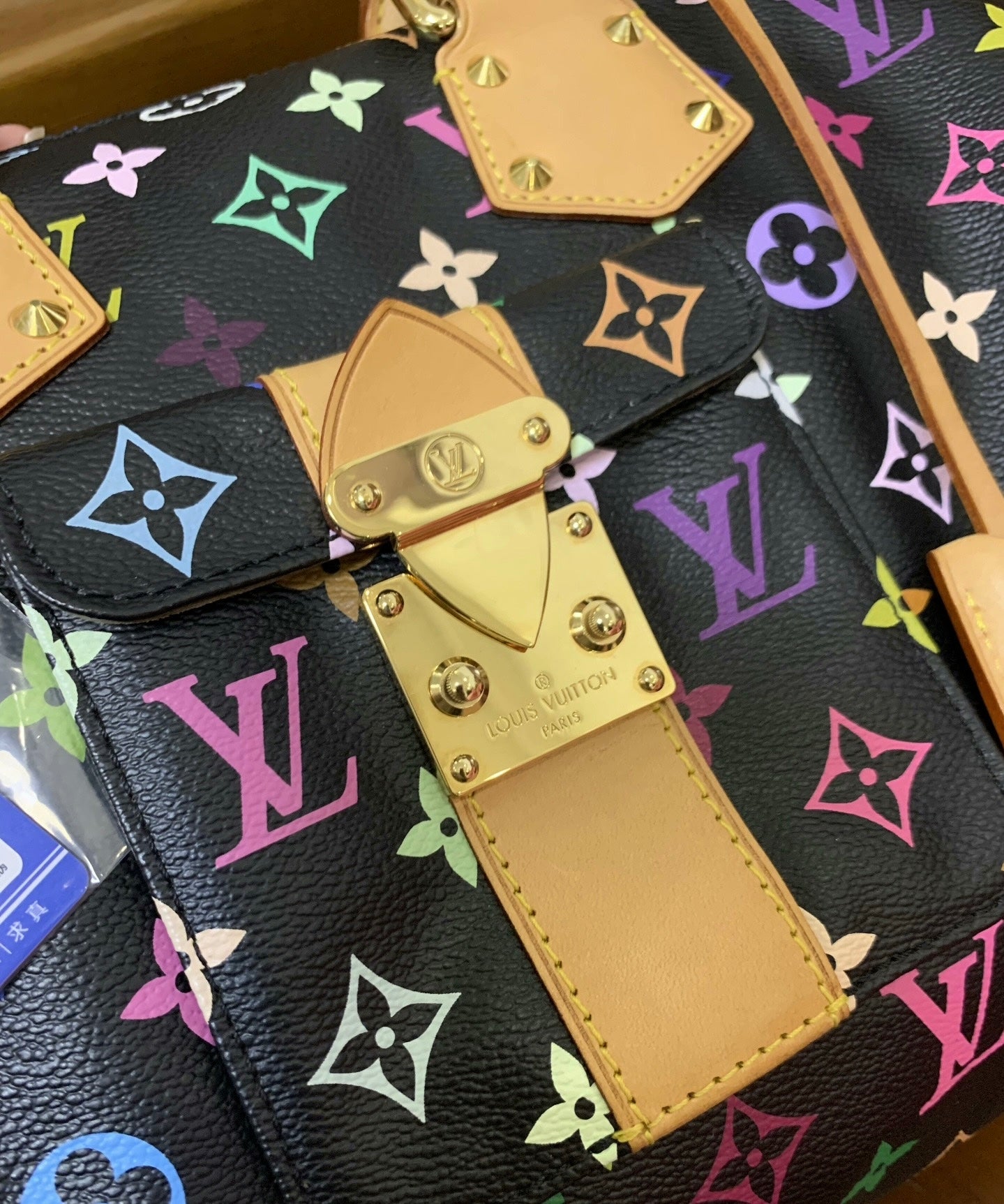 Louis Vuitton x Takashi Murakami Monogram Multicolore Speedy 30 (Black)