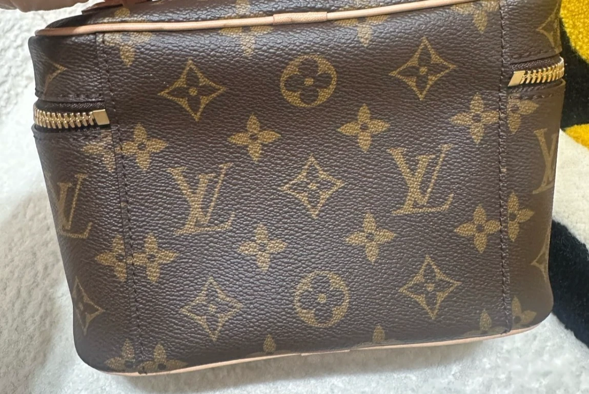 Louis Vuitton Nice Nano Monogram Top Handle box Brown - Pre-Owned