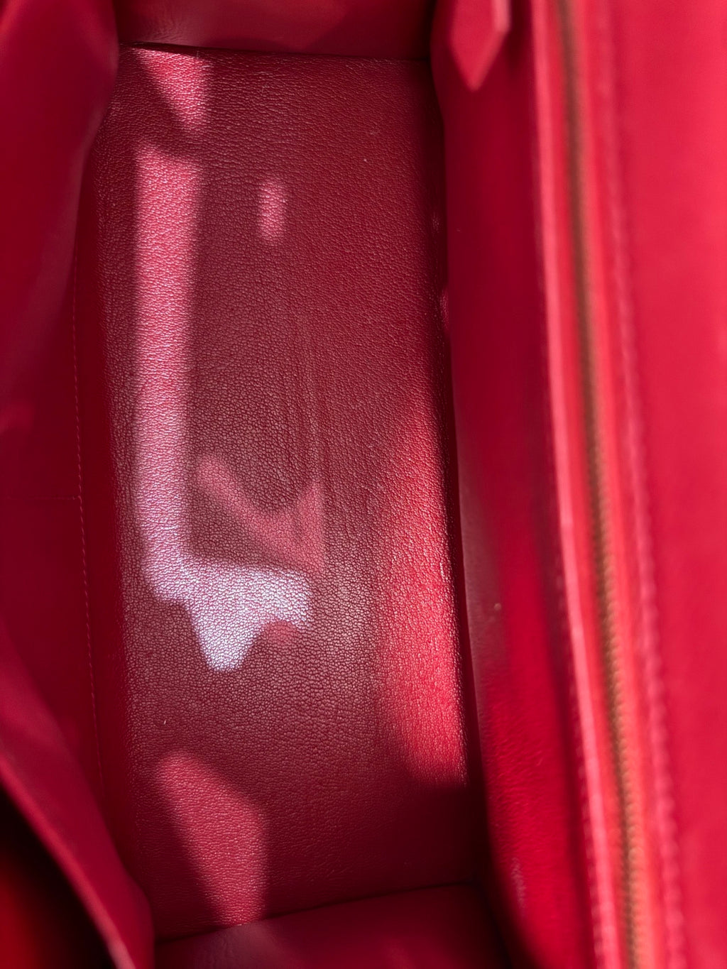 Authentic Hermes Kelly28 Red Handbag Gold Hardware Classic