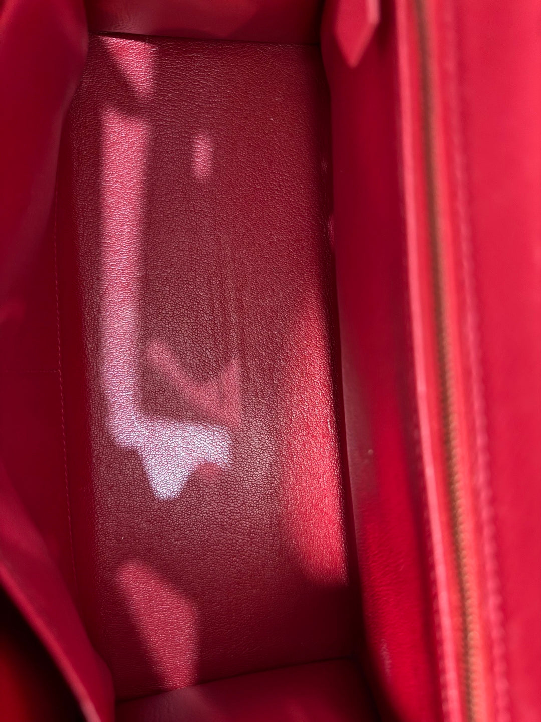 Authentic Hermes Kelly28 Red Handbag Gold Hardware Classic