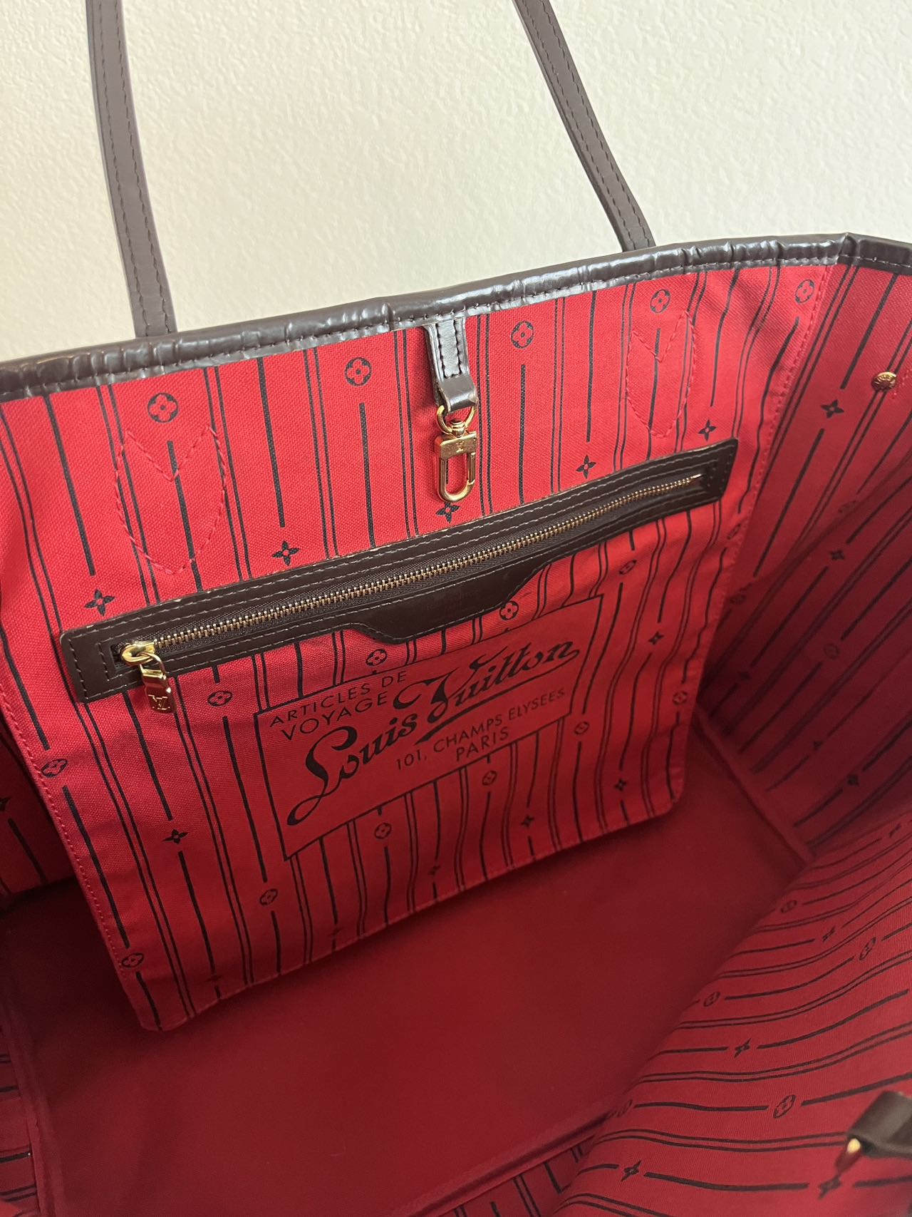 Louis Vuitton | Checkerboard Pattern Neverfull Tote Bag - Pre-owned | Authentic Pre-Owned Luxury