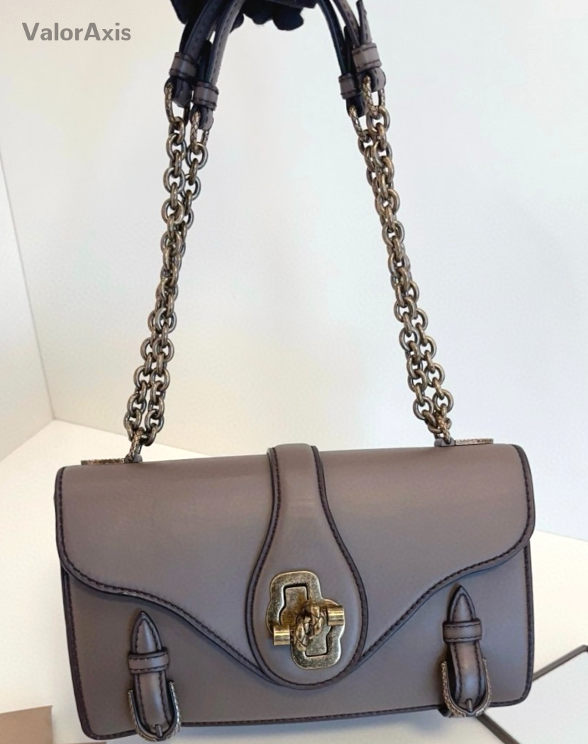 Bottega Veneta City Kont Full-Leather Messenger Shoulder Crossbody Bag Gray