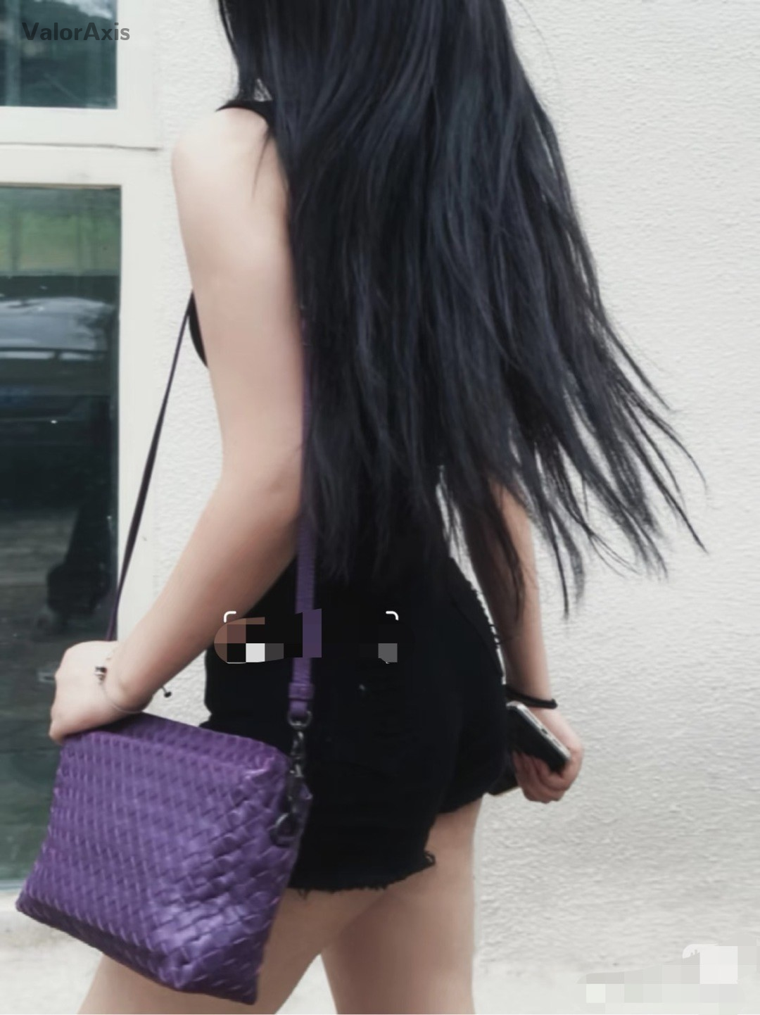 Bottega Veneta Woven Leather Shoulder Crossbody bag Purple