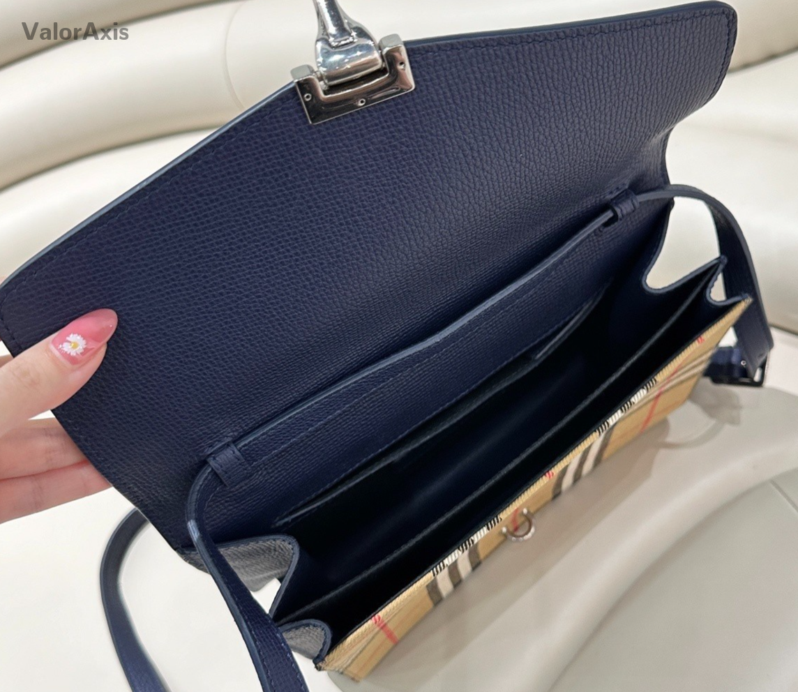 Burberry 2ways Shoulder Crossbody Bag Multicolor Women Almost Brand New