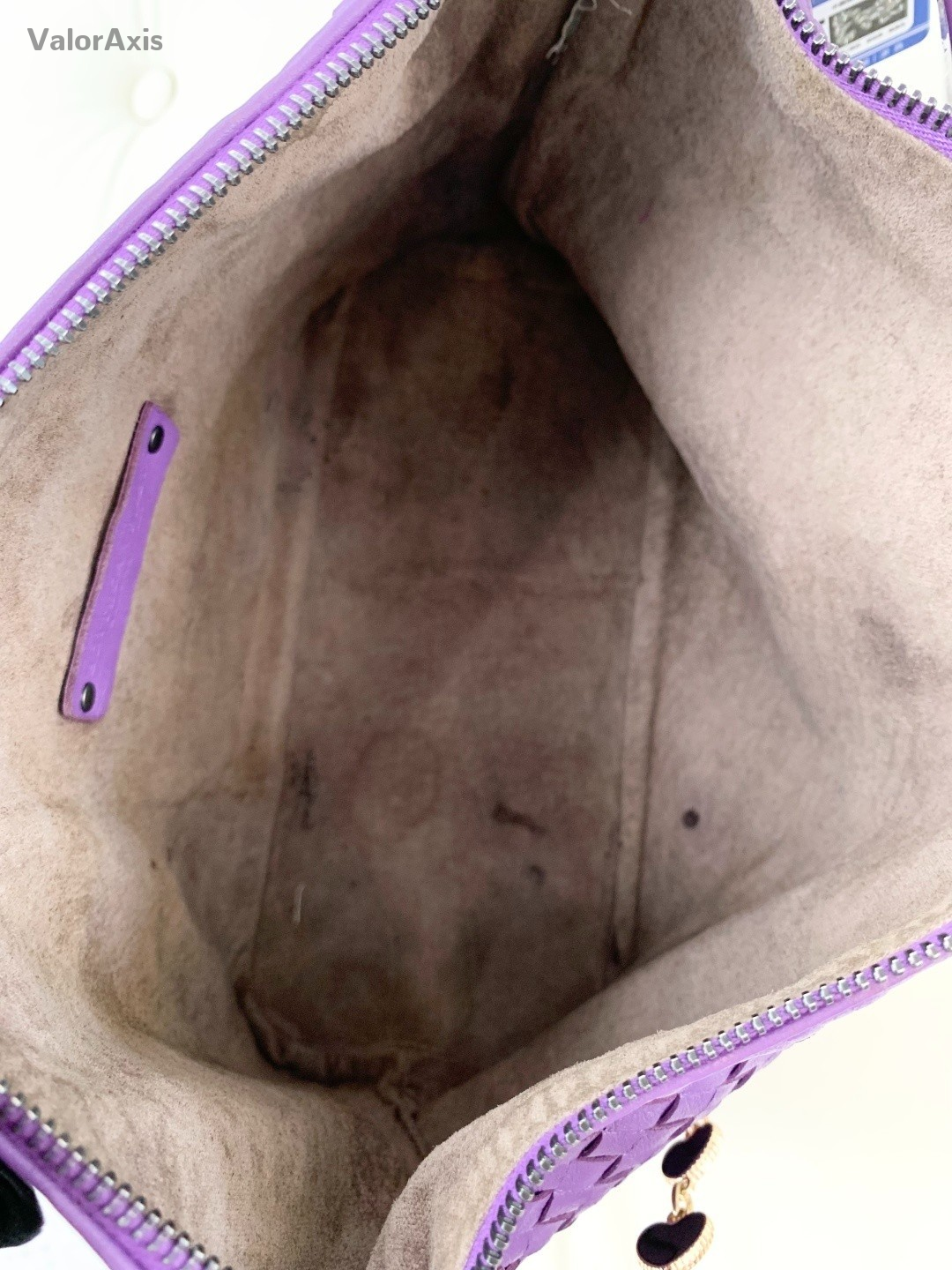 Bottega Veneta Woven Leather Shoulder Crossbody bag Purple