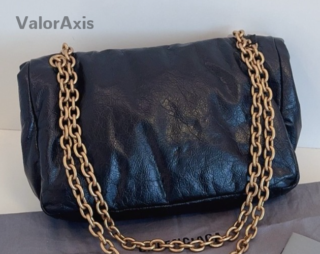 Balenciaga monaco Shoulder Bag Chain Women Black MM