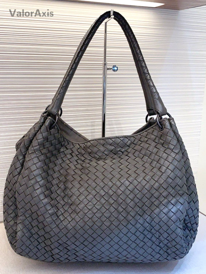 Bottega Veneta weaving Double Handle Shouler bag Women Handbag Gray