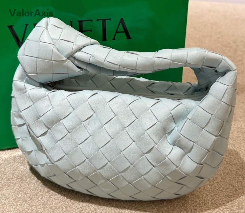 Bottega Veneta Jodie Mini Hobo Top Handle Bag Blue Women Classic