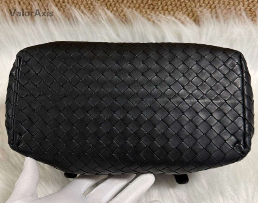 Bottega Veneta Roma Mini Top Handle Bag Crossbody Black Women Classic