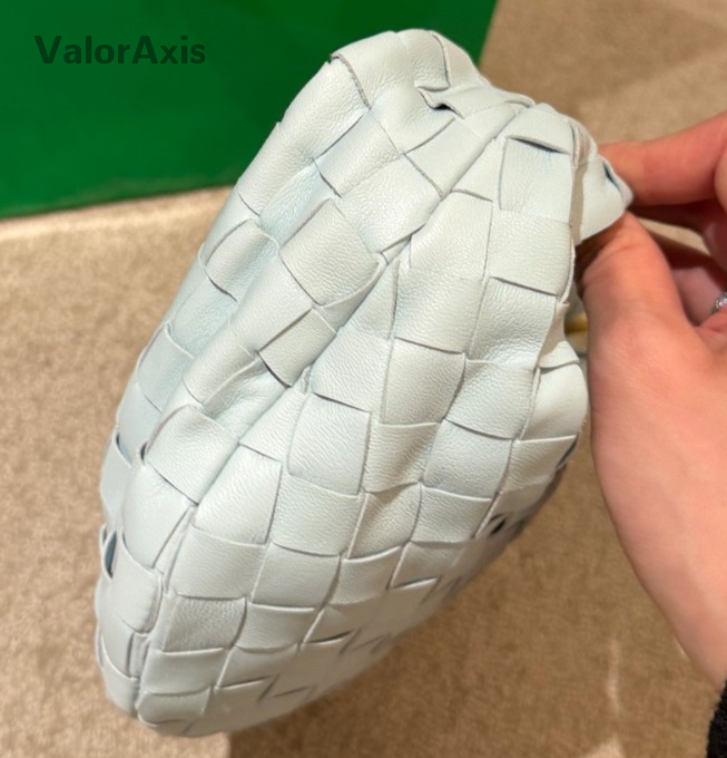 Bottega Veneta Jodie Mini Hobo Top Handle Bag Blue Women Classic