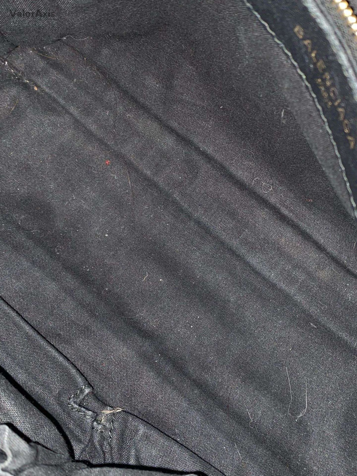 Balenciaga City 2Way Top Handle Bag Crossbody Black Gold Women Classic